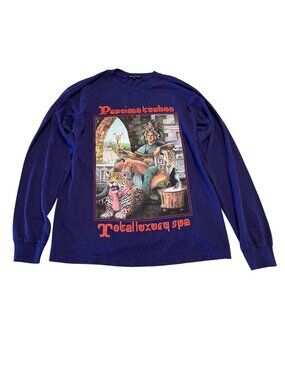 Total Luxury Spa Pacoima Techno Moctezuma Purple LS Tee Size Medium M